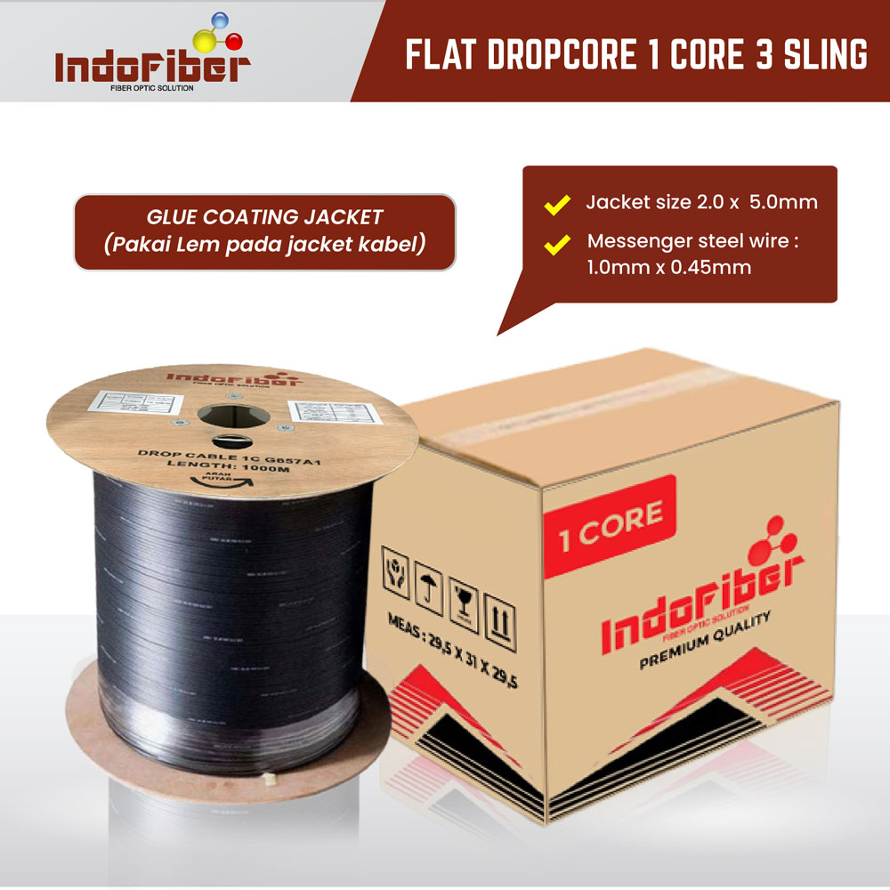 Kabel Dropcore G657A1 / A2 - Indofiber